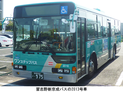 習志野新京成バスの2013号車図